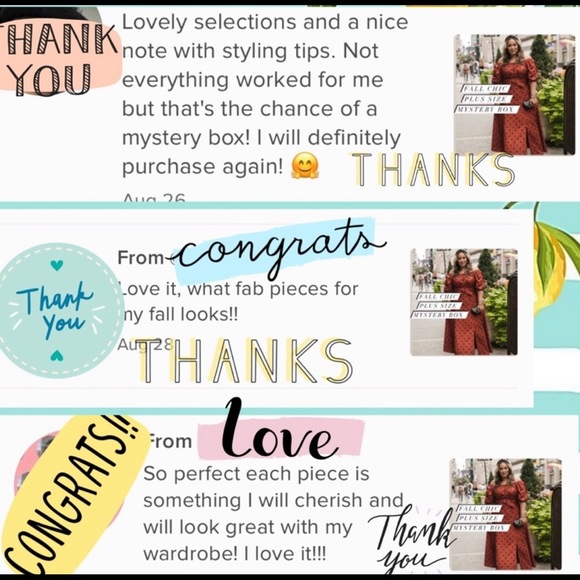 SPRING SUMMER PLUS SIZE MYSTERY BOX 5 PIECES - Picture 14 of 14